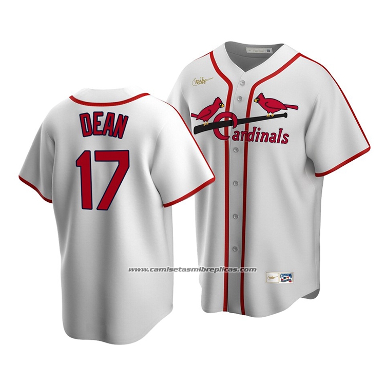 Camiseta Beisbol Hombre St. Louis Cardinals Dizzy Dean Cooperstown Collection Primera Blanco
